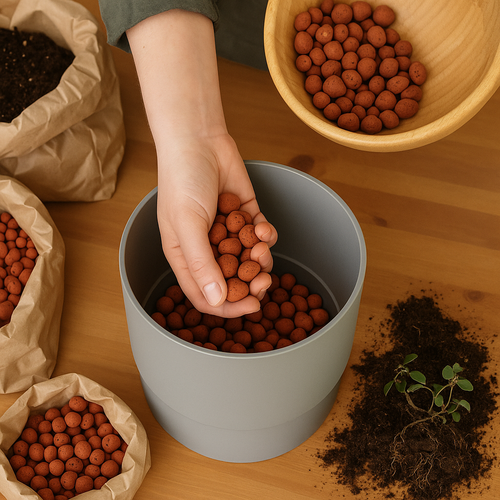 Billes d’argile : à quoi servent-elles au jardin et en pot ?