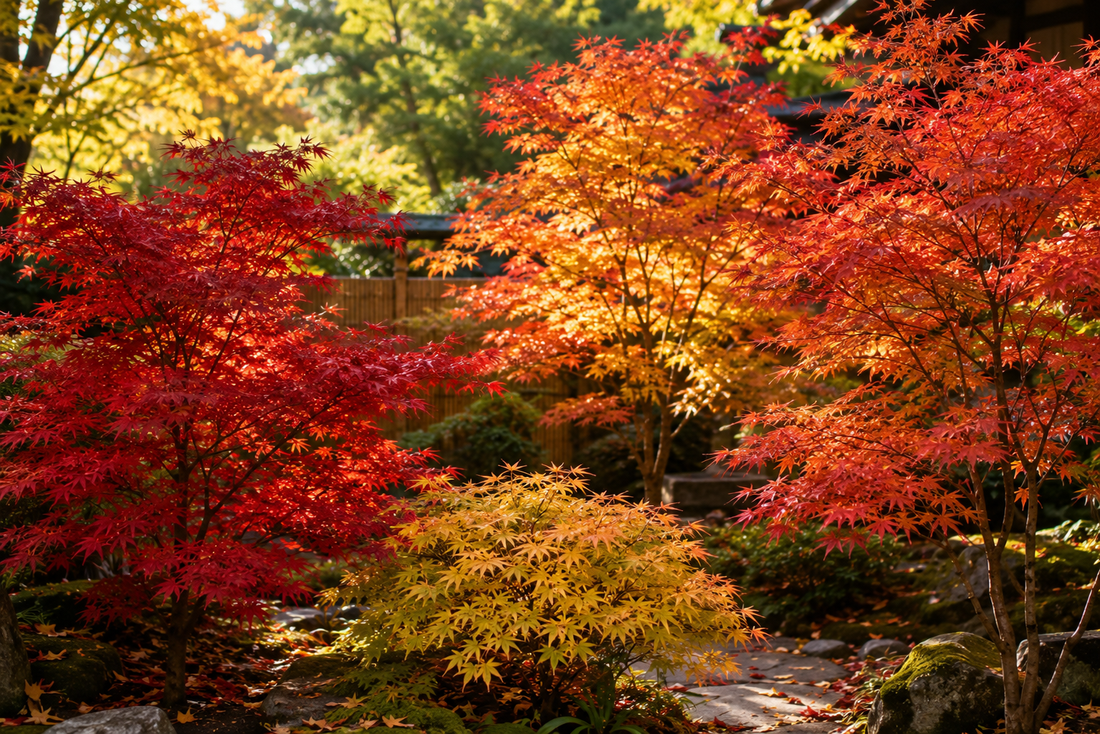 Érable du Japon en automne : les variétés aux couleurs les plus spectaculaires