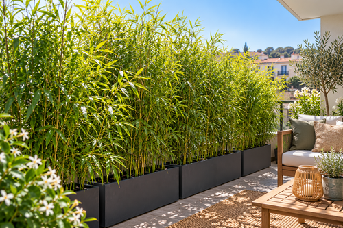 Quel bambou choisir comme brise-vue sur un balcon ?