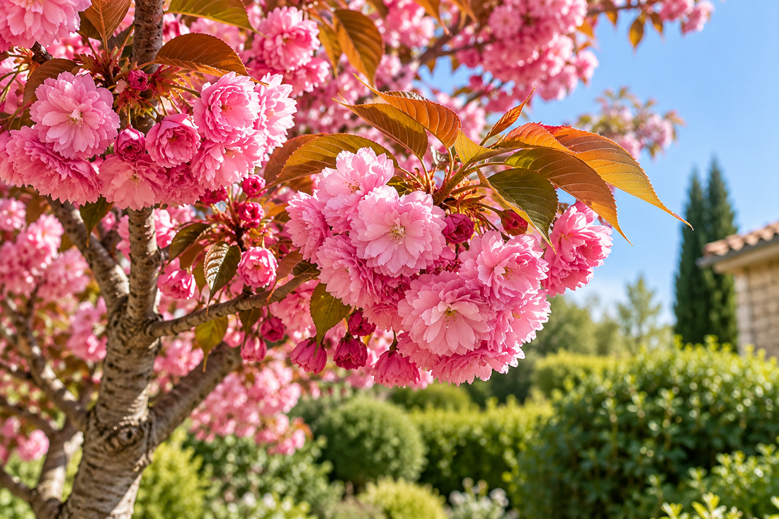 Cerisier du Japon Kanzan : floraison, plantation et entretien