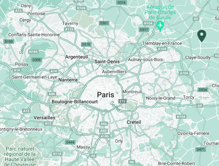 Map Adresse La Bambouseraie de Paris